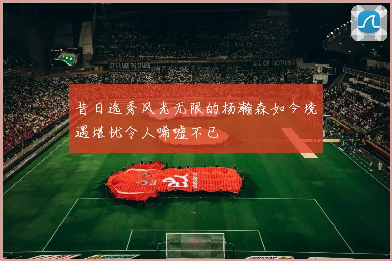 昔日选秀风光无限的杨瀚森如今境遇堪忧令人唏嘘不已